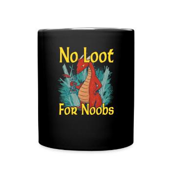 Pas de butin pour les noobs - Mmorpg - Mug uni - noir - Devant