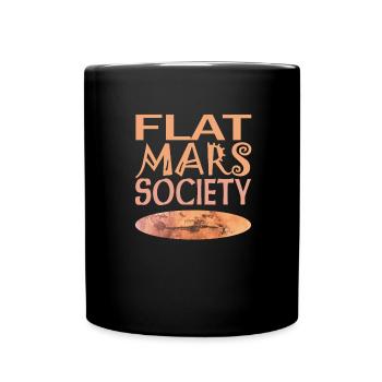 Société Flat Mars - Mug uni - noir - Devant