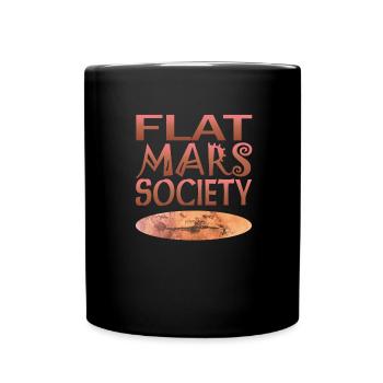 Société Flat Mars - Mug uni - noir - Devant