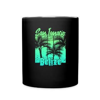 San Ignacio Belize - Tasse einfarbig - Schwarz - Vorne