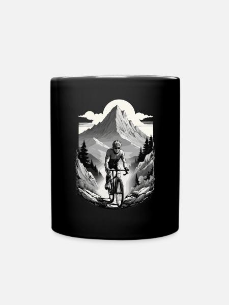 Cycliste - Mug uni - noir