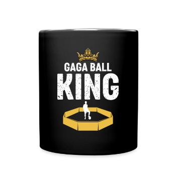 Beanspruchen Sie Ihren Titel Als Gaga-ball-könig - Tasse einfarbig - Schwarz - Vorne