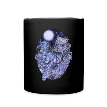 Schneekönigin Winter Märchen Christian Anderson - Tasse einfarbig - Schwarz - Vorne