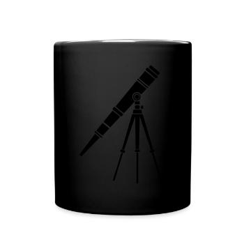 telescope - Full Colour Mug - black - Front