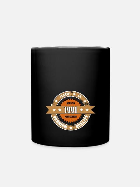 Made in 1991 - Tasse einfarbig - Schwarz