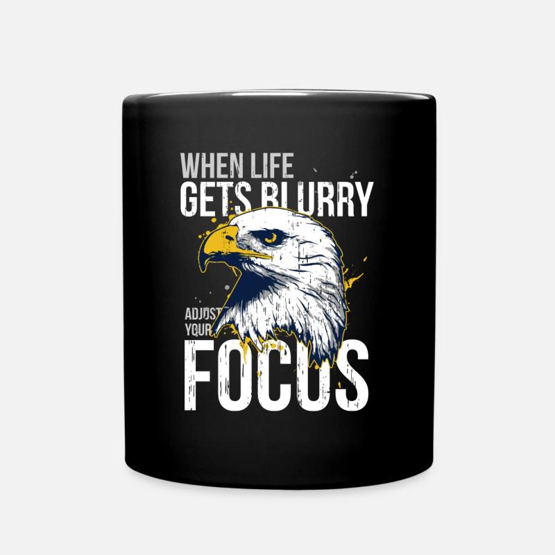 Eagle - Full Colour Mug - black