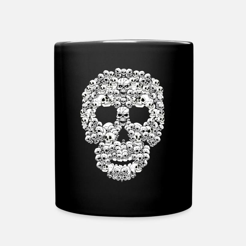 Crâne de crânes - Mug uni - noir