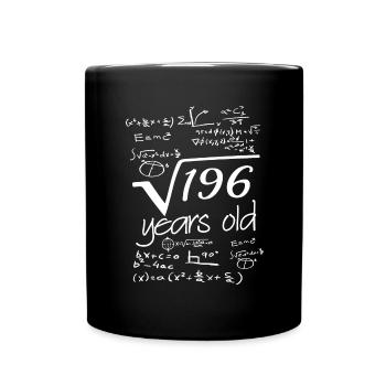 14th birthday present 14th birthday 14 years four - Full Colour Mug - black - Front