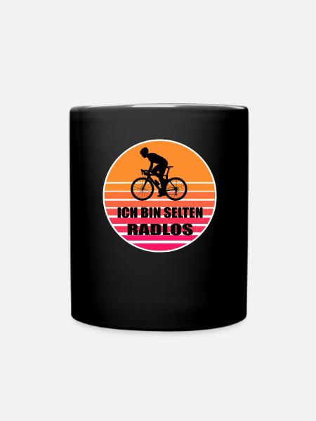 Fahrrad - Tasse einfarbig - Schwarz
