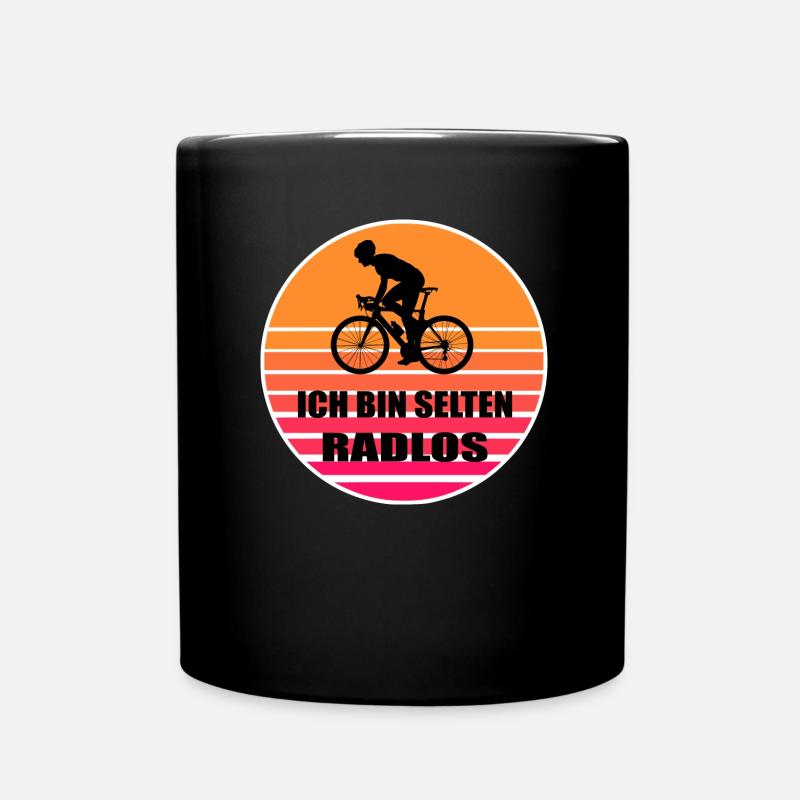 Fahrrad - Tasse einfarbig - Schwarz