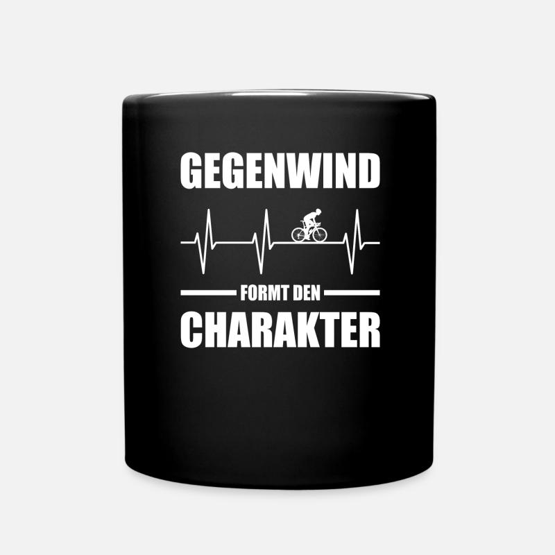 Fahrrad - Tasse einfarbig - Schwarz