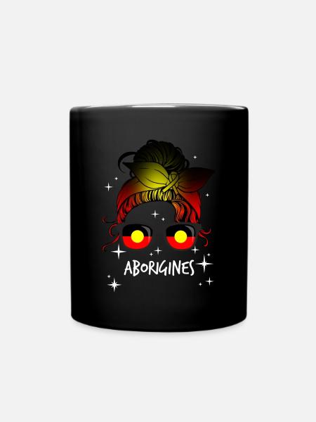 Aborigènes - Mug uni - noir