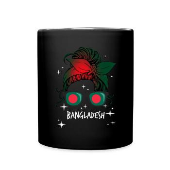 Bangladesch - Tasse einfarbig - Schwarz - Vorne