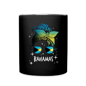 Bahamas - Full Colour Mug - black - Front
