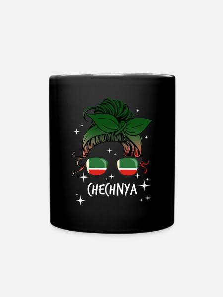Tschetschenien - Tasse einfarbig - Schwarz