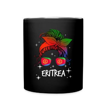Eritrea - Tasse einfarbig - Schwarz - Vorne