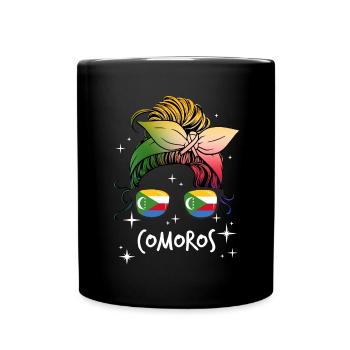 Comoros - Full Colour Mug - black - Front