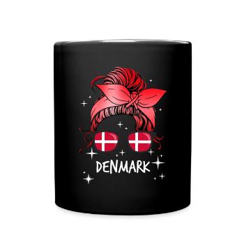 Danemark - Mug uni - noir - Devant