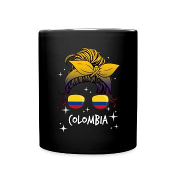 Colombia - Full Colour Mug - black - Front