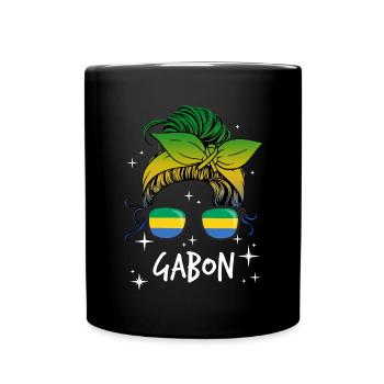 Gabon - Full Colour Mug - black - Front