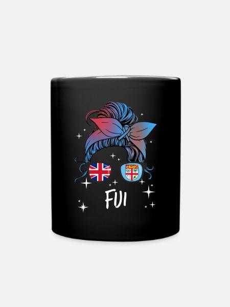 Fidschi - Tasse einfarbig - Schwarz