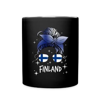 Finland - Full Colour Mug - black - Front