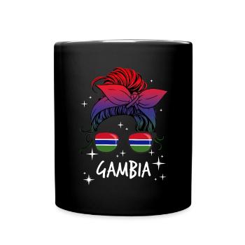 Gambia - Full Colour Mug - black - Front