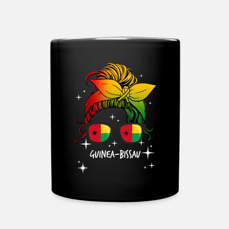 Guinea Bissau - Full Colour Mug - black