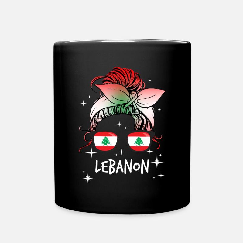 Liban - Mug uni - noir