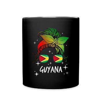 Guyana - Mug uni - noir - Devant