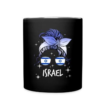 Israël - Mug uni - noir - Devant