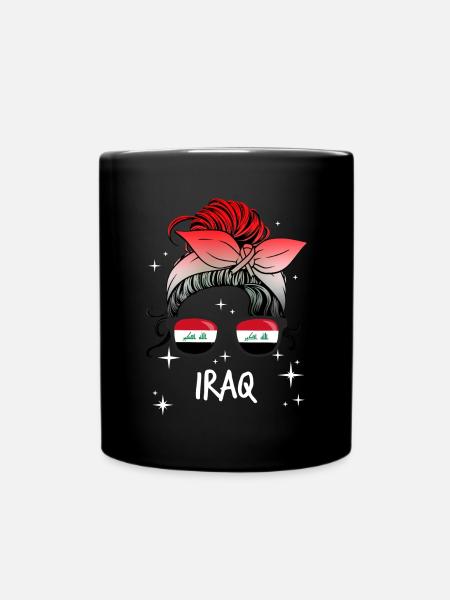 Iraq - Full Colour Mug - black