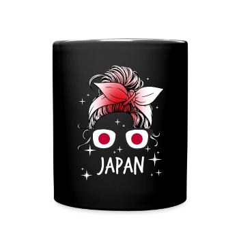 Japan - Tasse einfarbig - Schwarz - Vorne