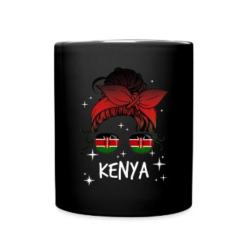 Kenya - Full Colour Mug - black - Front