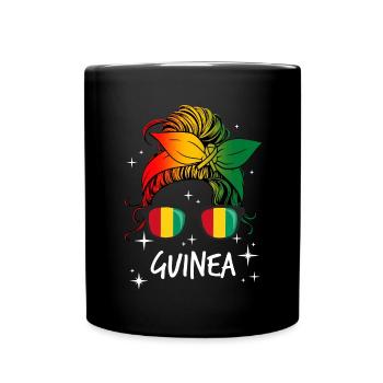 Guinée - Mug uni - noir - Devant