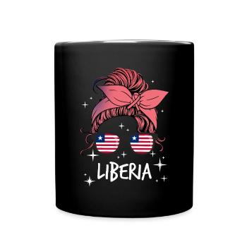 Libéria - Mug uni - noir - Devant