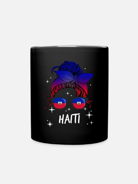 Haiti - Tasse einfarbig - Schwarz