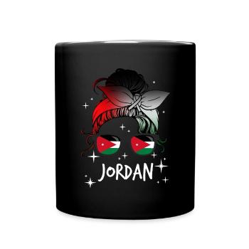 Jordanie - Mug uni - noir - Devant