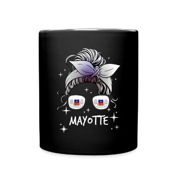 Mayotte - Full Colour Mug - black - Front