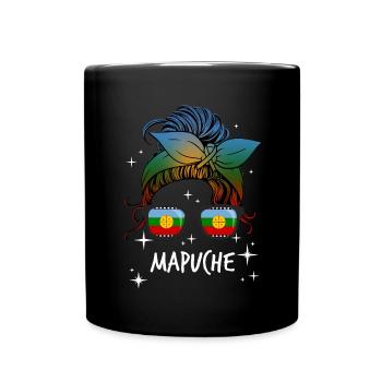 Mapuche - Tasse einfarbig - Schwarz - Vorne