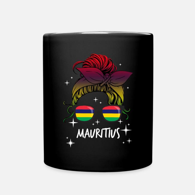 Mauritius - Full Colour Mug - black
