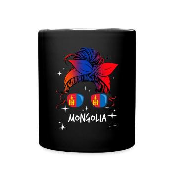 Mongolia - Full Colour Mug - black - Front