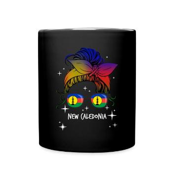 Neukaledonien - Tasse einfarbig - Schwarz - Vorne