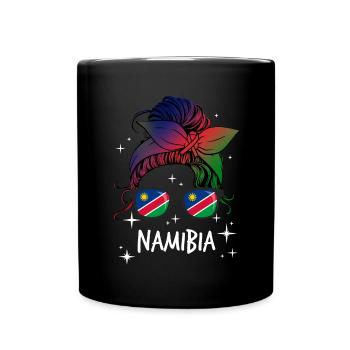 Namibia - Tasse einfarbig - Schwarz - Vorne