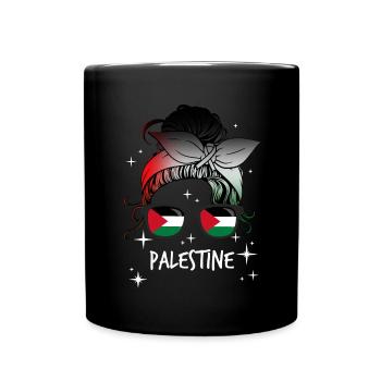 Palestine - Mug uni - noir - Devant