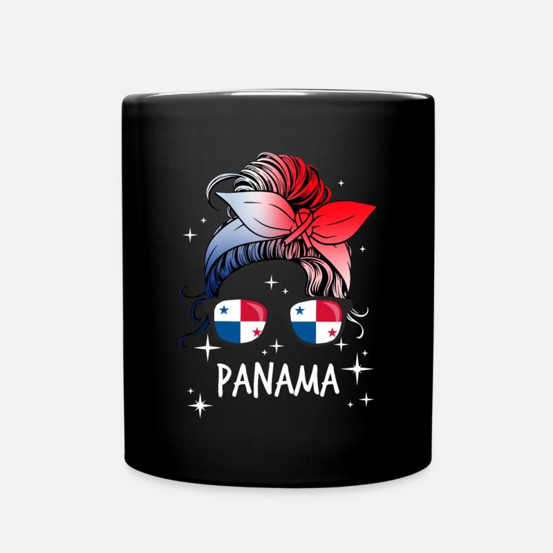 Panama - Tasse einfarbig - Schwarz