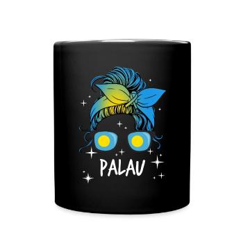 Palau - Mug uni - noir - Devant
