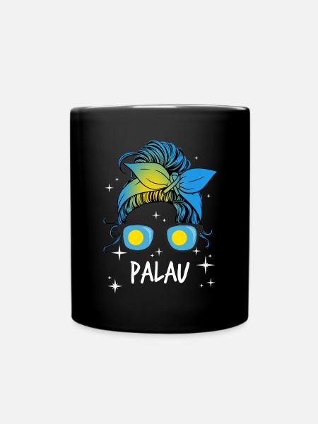 Palau - Tasse einfarbig - Schwarz