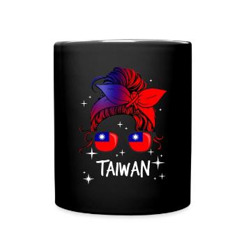 Taïwan - Mug uni - noir - Devant
