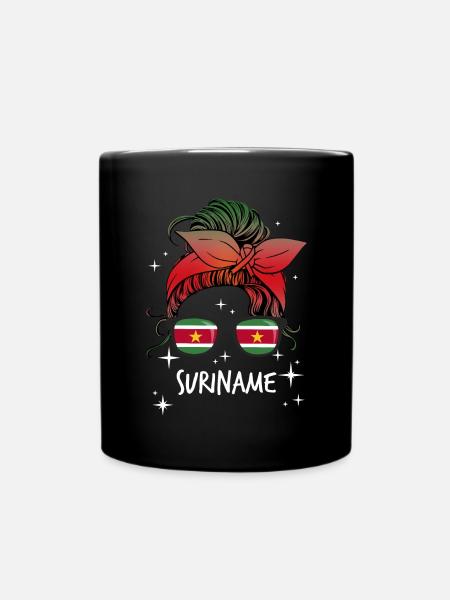 Suriname - Full Colour Mug - black